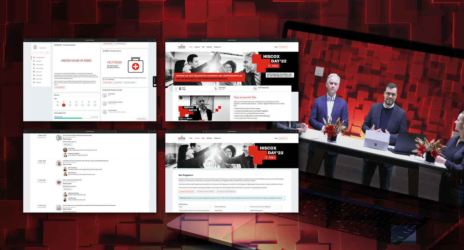 IMG Website mockup